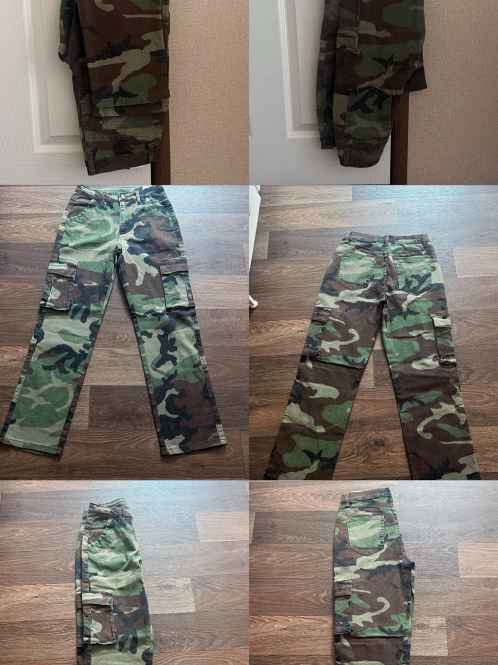 Green camo cargo pants ~ 13y 🪖